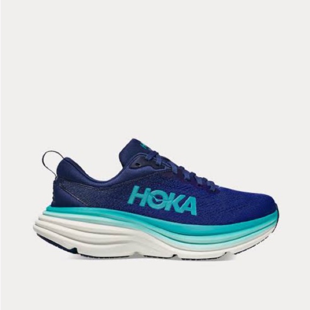 Hoka Bondi 8 for Women - Size 8.5 - Bellwether Blue/Evening Sky